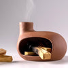 Ceramic Incense Burner – With Palo Santo & Sage for Aromatherapy Rituals