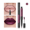 Pudaier 2-in-1 Matte Lip Gloss & Lip Liner – Agate Red Velvet Tint