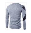 Men’s Printed Casual O-Neck Slim Cotton Sweater – Stylish Comfort
