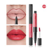Pudaier 2-in-1 Matte Lip Gloss & Lip Liner – Agate Red Velvet Tint