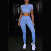 Seamless Yoga Sport Set – Sculpt, Move & Glow