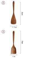 Thailand Teak Wooden Utensils – Natural Handcrafted Kitchen Set