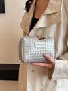 PU Leather Woven Clutch β Small Handbag for Women
