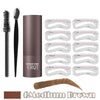 One Step Eyebrow Stamp Shaping Kit – Eyebrow Gel with Stencils & Brush