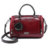GVintage Flower PU Leather Shoulder Bag – Large Capacity Luxury Designer Handbag