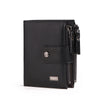 Men’s Anti-Theft PU Leather Wallet – Zipper & Multi-Function