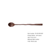 Minimalist Black Walnut Cutlery Set – Nordic Style Portable Wooden Tableware