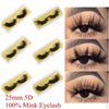 25mm Wispy Mink Eyelashes – Fluffy, Dramatic & Reusable