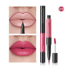 Pudaier 2-in-1 Matte Lip Gloss & Lip Liner – Agate Red Velvet Tint