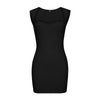 Sleeveless Knitted Strap Mini Dress – Bodycon Fit