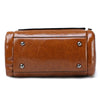 GVintage Flower PU Leather Shoulder Bag – Large Capacity Luxury Designer Handbag