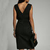 Summer V-Neck Split Dress – Sleek, Sexy & Confident