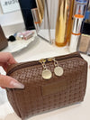 PU Leather Woven Clutch β Small Handbag for Women