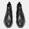 Men’s Plus-Size Chelsea Boots – Side Zipper Leather Low Heel