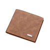 Men’s Short PU Leather Wallet – Multi-Compartment & Retro Style
