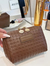 PU Leather Woven Clutch β Small Handbag for Women