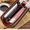 Baellerry Large PU Leather Men’s Wallet – Long Clutch with Card & Phone Pockets