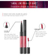 Pudaier 2-in-1 Matte Lip Gloss & Lip Liner – Agate Red Velvet Tint
