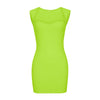 Sleeveless Knitted Strap Mini Dress – Bodycon Fit