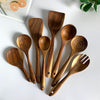Thailand Teak Wooden Utensils – Natural Handcrafted Kitchen Set