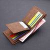Men’s Short PU Leather Wallet – Multi-Compartment & Retro Style