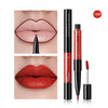 Pudaier 2-in-1 Matte Lip Gloss & Lip Liner – Agate Red Velvet Tint