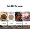 Adjustable Wood Pepper & Salt Grinder – Manual Ceramic Grinding Mill