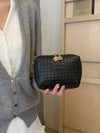 PU Leather Woven Clutch β Small Handbag for Women