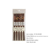 Minimalist Black Walnut Cutlery Set – Nordic Style Portable Wooden Tableware