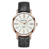 Fashionable Rose Gold Roman Digital Belt Couple Student Watch – Casual Quartz Timepiece