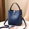 High-Capacity Women’s Crocodile Pattern Handbag – Shoulder & Messenger Bag