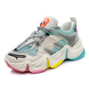 Rainbow Chunky Sneakers – Women’s Summer Platform Shoes