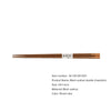 Minimalist Black Walnut Cutlery Set – Nordic Style Portable Wooden Tableware