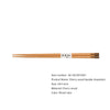 Minimalist Black Walnut Cutlery Set – Nordic Style Portable Wooden Tableware