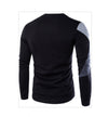 Men’s Printed Casual O-Neck Slim Cotton Sweater – Stylish Comfort