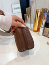 PU Leather Woven Clutch β Small Handbag for Women