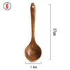 Thailand Teak Wooden Utensils – Natural Handcrafted Kitchen Set