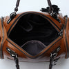 GVintage Flower PU Leather Shoulder Bag – Large Capacity Luxury Designer Handbag
