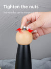 Adjustable Wood Pepper & Salt Grinder – Manual Ceramic Grinding Mill