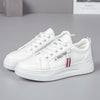 Girls’ Casual Leather Board Shoes – Stylish Height-Boosting Sneakers