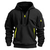 Men’s Half Zip Hoodie – Casual & Sporty Pullover Sweatshirt