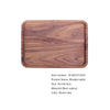Minimalist Black Walnut Cutlery Set – Nordic Style Portable Wooden Tableware