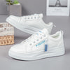 Girls’ Casual Leather Board Shoes – Stylish Height-Boosting Sneakers