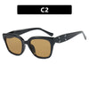 Retro Square Cat Eye Sunglasses – UV Protection for Small Faces
