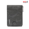 Men’s RFID PU Leather Zipper Wallet – Multi-Card Camouflage Organizer