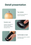 Adjustable Wood Pepper & Salt Grinder – Manual Ceramic Grinding Mill