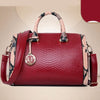 Luxury Crocodile & Snake Print Crossbody Handbag – Chic Designer Bag