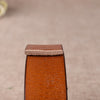 Genuine Cowhide Slim Leather Belt – Frosted Casual & Dress Style
