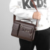 Men’s One Shoulder Crossbody Bag – Casual PU Leather Handbag