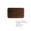 Minimalist Black Walnut Cutlery Set – Nordic Style Portable Wooden Tableware